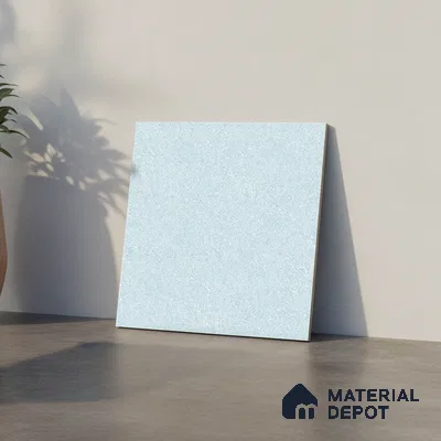 Plain Parking Floor Tile TL 02533 Light Green 16 x 16 inch Matte Finish Anti Skid Tile - 12 mm | Suitable For Bathroom, Terrace, Parking, Balcony | Pattern Alignment May Vary | 2-3 mm Spacer is Mandatory
