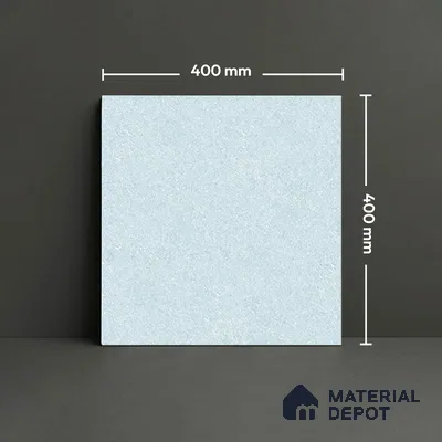 Plain Parking Floor Tile TL 02533 Light Green 16 x 16 inch Matte Finish Anti Skid Tile - 12 mm | Suitable For Bathroom, Terrace, Parking, Balcony | Pattern Alignment May Vary | 2-3 mm Spacer is Mandatory