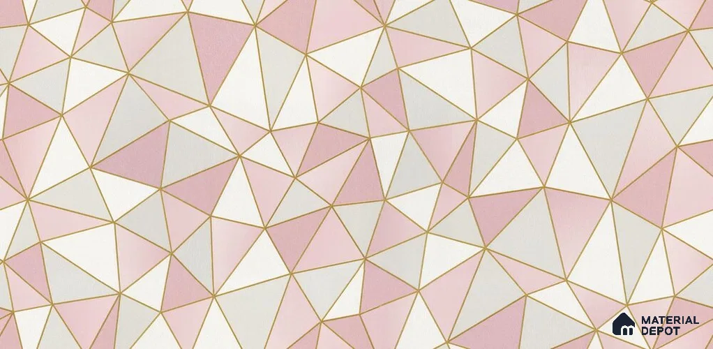 10230-3 | 5.18 Meter x 42 Inch PVC Geometric Look Wallpaper - 59.5 Sq. Ft. | Minimum 15% wastage during installation