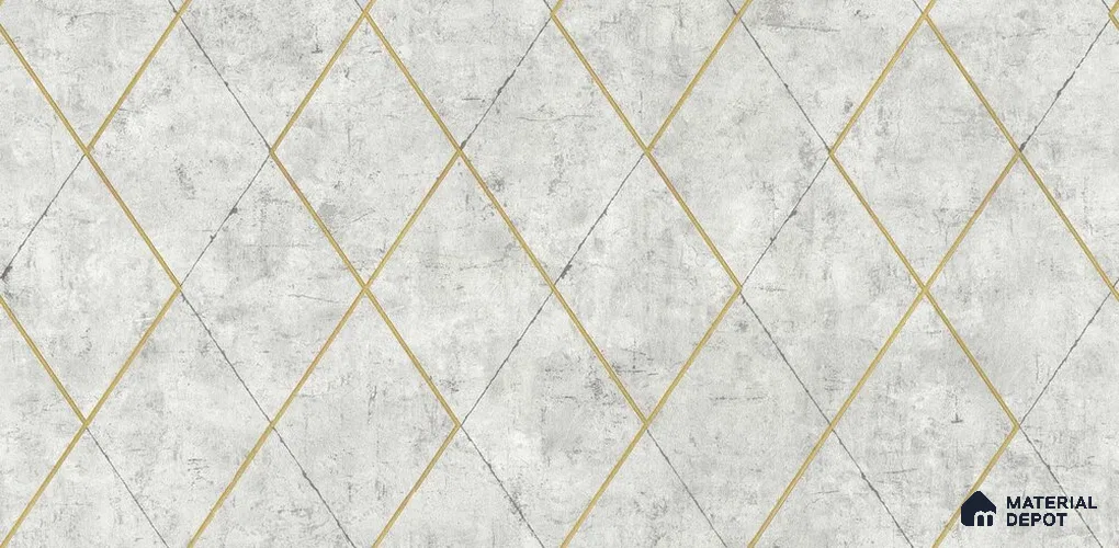10240-2 | 5.18 Meter x 42 Inch PVC Geometric Look Wallpaper - 59.5 Sq. Ft. | Minimum 15% wastage during installation