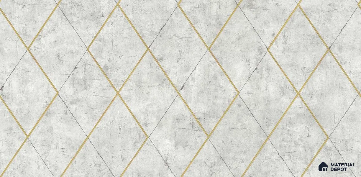 10240-2 | 5.18 Meter x 42 Inch PVC Geometric Look Wallpaper - 59.5 Sq. Ft. | Minimum 15% wastage during installation