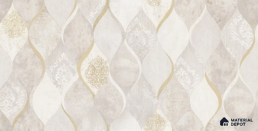 10253-1 | 5.18 Meter x 42 Inch PVC Patterned Look Wallpaper - 59.5 Sq. Ft. | Minimum 15% wastage during installation