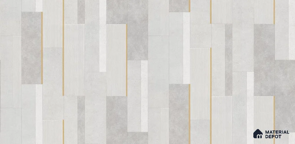 10300-2 17ft x 3.5 ft (42 Inches) Patterned Look Wallpaper - 59 Sq. Ft. | Minimum 15% wastage during installation