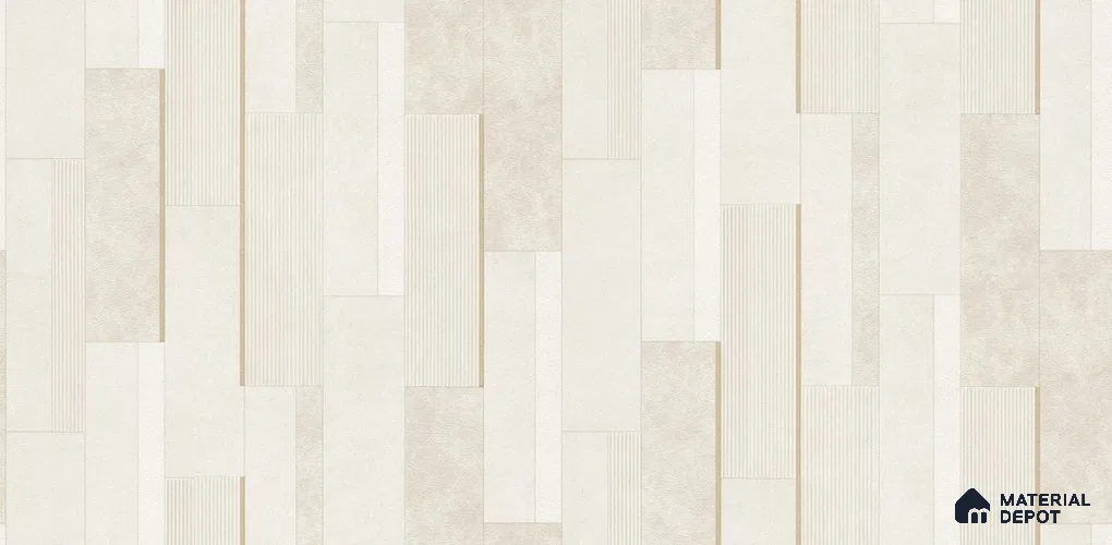 10300-3 17ft x 3.5 ft (42 Inches) Patterned Look Wallpaper - 59 Sq. Ft. | Minimum 15% wastage during installation