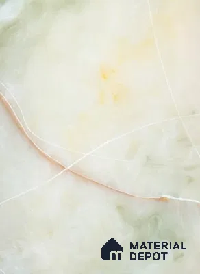 PN 06687 Marble Look Alabaster Sheet 8 ft x 4 ft Texture Finish  - 6 mm | Suitable for  Pooja Room, Feature Wall, Ceiling & Reception