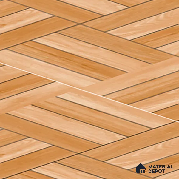 Parking Floor Tile TL 00416 Earth Brown 16 x 16 inch Vitrified Anti Skid Matte Finish Heavy Duty Tile - 12 mm | Suitable For Balcony, Terrace, Pathways | Pattern Alignment May Vary | 2-3 mm Spacer is Mandatory