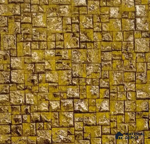 Gold Stone Look Charcoal Decorative Wall Panel 1104 8 ft x 2 ft - 4 mm | Suitable for Feature Wall, TV Unit & Living Room | Width is Subjected to 5% Variation