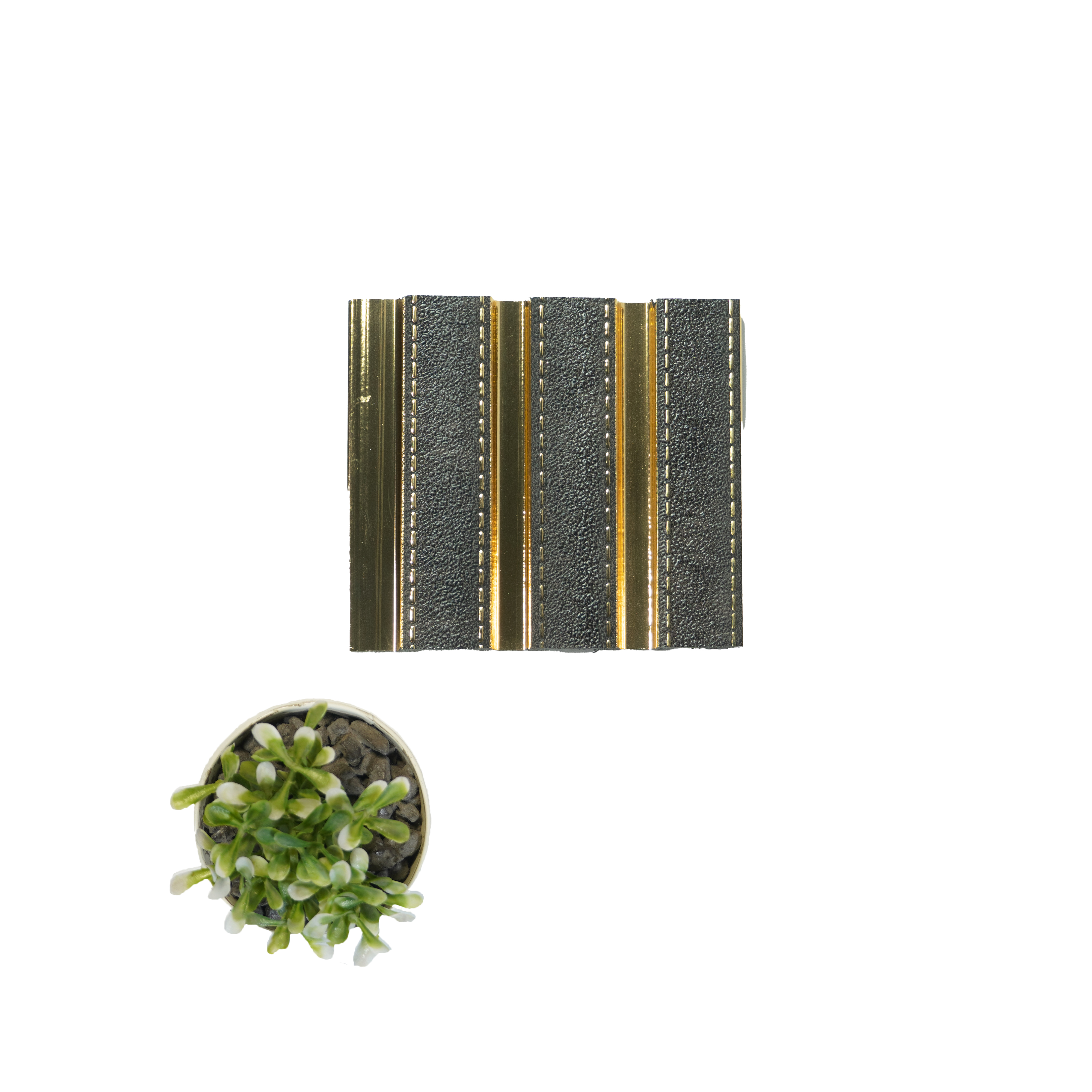 Black Patterned Louver 1125 244 (Trend 1225) 8 ft x 4.9 inch Charcoal Panel - 12 mm | Suitable for Feature Wall, TV Unit & Living Room | Width is Subjected to 5% Variation