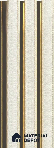 White Patterned Louver 1126 244 (Trend 1126) 8 ft x 4.9 inch Charcoal Panel - 12 mm | Suitable for Feature Wall, TV Unit & Living Room | Width is Subjected to 5% Variation
