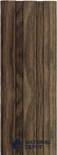 Brown Wooden Louver 1172 244 (Trend 1172) 8 ft x 4.9 inch Charcoal Panel - 12 mm | Suitable for Feature Wall, TV Unit & Living Room | Width is Subjected to 5% Variation