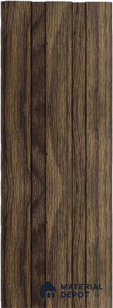 Brown Wooden Louver 1172 244 (Trend 1172) 8 ft x 4.9 inch Charcoal Panel - 12 mm | Suitable for Feature Wall, TV Unit & Living Room | Width is Subjected to 5% Variation