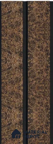 Brown Stone Louver 1174 244 (Trend 1174) 8 ft x 4.9 inch Charcoal Panel - 12 mm | Suitable for Feature Wall, TV Unit & Living Room | Width is Subjected to 5% Variation