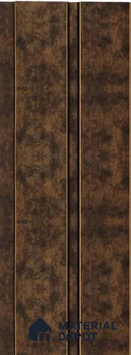 Brown Stone Louver 1176 244 (Trend 1176) 8 ft x 4.9 inch Charcoal Panel - 12 mm | Suitable for Feature Wall, TV Unit & Living Room | Width is Subjected to 5% Variation