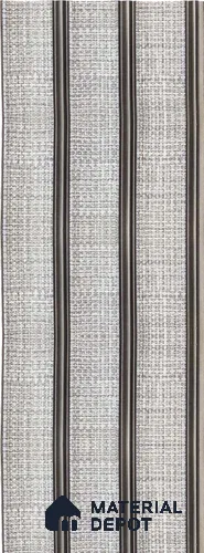 Grey Fabric Louver 1183 244 (Trend 1183) 8 ft x 4.9 inch Charcoal Panel - 12 mm | Suitable for Feature Wall, TV Unit & Living Room | Width is Subjected to 5% Variation