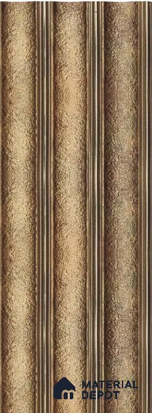 Brown Stone Louver 1184 244 (Trend 1184) 8 ft x 4.9 inch Charcoal Panel - 12 mm | Suitable for Feature Wall, TV Unit & Living Room | Width is Subjected to 5% Variation