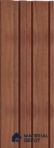 Brown Wooden Louver 1192 244 (Trend 1192) 8 ft x 4.9 inch Charcoal Panel - 12 mm | Suitable for Feature Wall, TV Unit & Living Room | Width is Subjected to 5% Variation