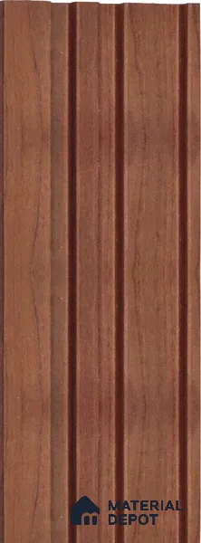 Brown Wooden Louver 1192 244 (Trend 1192) 8 ft x 4.9 inch Charcoal Panel - 12 mm | Suitable for Feature Wall, TV Unit & Living Room | Width is Subjected to 5% Variation