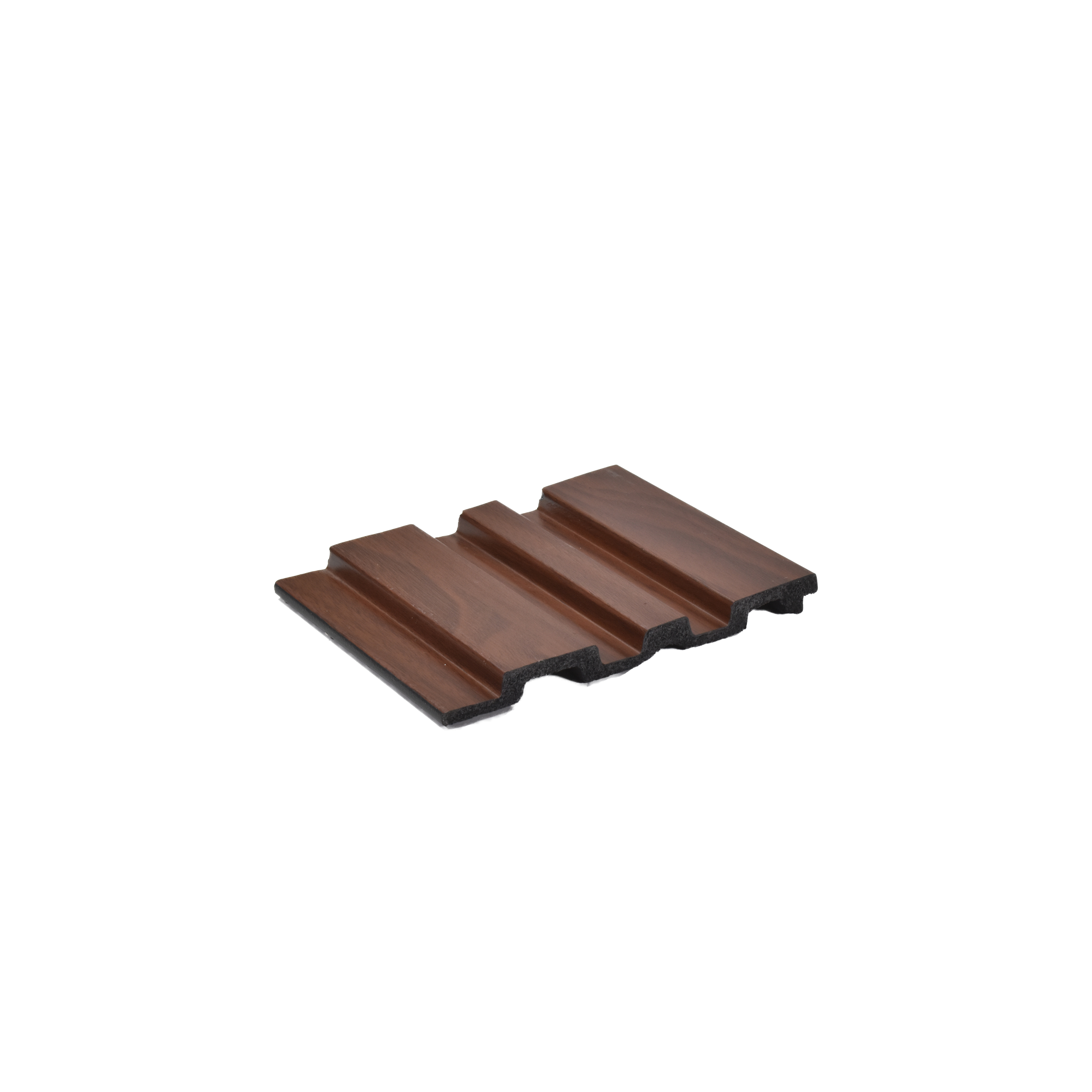 Brown Wooden Louver 1192 244 (Trend 1192) 8 ft x 4.9 inch Charcoal Panel - 12 mm | Suitable for Feature Wall, TV Unit & Living Room | Width is Subjected to 5% Variation