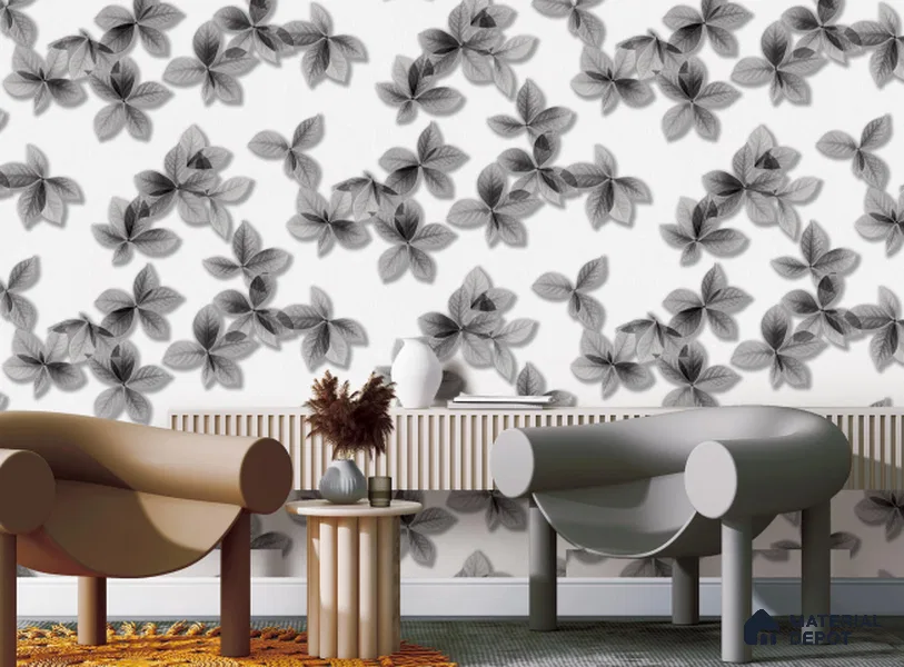 12049 | 10 Meter x 21 Inches Florals Look Wallpaper - 57.41 Sq. Ft. | Minimum 15% wastage during installation