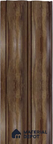 Brown Wooden Louver 1207 244 (Trend 1207) 8 ft x 4.9 inch Charcoal Panel - 12 mm | Suitable for Feature Wall, TV Unit & Living Room | Width is Subjected to 5% Variation