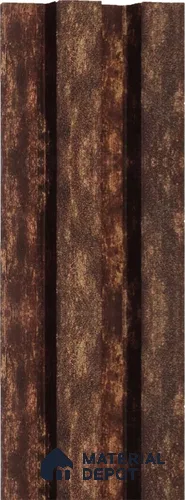 Brown Wooden Louver 1220 244 (Trend 1220) 8 ft x 4.9 inch Charcoal Panel - 12 mm | Suitable for Feature Wall, TV Unit & Living Room | Width is Subjected to 5% Variation