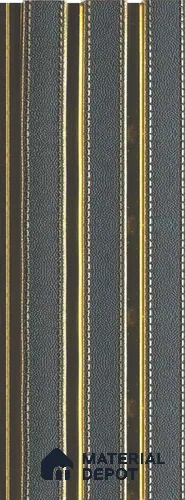 Black Leather Louver 1228 244 (Trend 1228) 8 ft x 4.9 inch Charcoal Panel - 12 mm | Suitable for Feature Wall, TV Unit & Living Room | Width is Subjected to 5% Variation