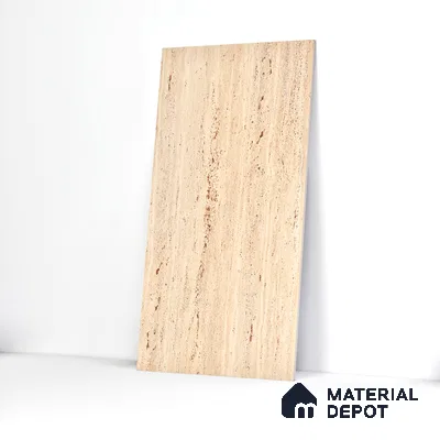 Punch Floor & Wall Tile TL 06274 B Bash Beige Tranquil 4 ft x 2 ft Vitrified Punch Finish - 9 mm (Random Design 3) | Suitable for Living Room, Bedroom, Bathroom & Kitchen (Sample)