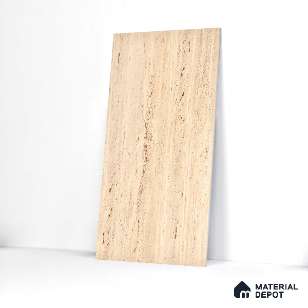 Punch Floor & Wall Tile TL 06274 B Bash Beige Tranquil 4 ft x 2 ft Vitrified Punch Finish - 9 mm (Random Design 3) | Suitable for Living Room, Bedroom, Bathroom & Kitchen (Sample)