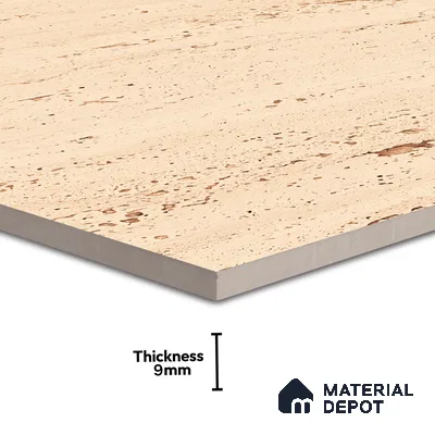 Punch Floor & Wall Tile TL 06274 B Bash Beige Tranquil 4 ft x 2 ft Vitrified Punch Finish - 9 mm (Random Design 3) | Suitable for Living Room, Bedroom, Bathroom & Kitchen (Sample)
