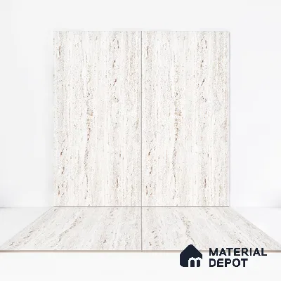 Punch Floor & Wall Tile TL 06274 C Bash Glaze Pearl 4 ft x 2 ft Vitrified Punch Finish - 9 mm (Random Design 3) | Suitable for Living Room, Bedroom, Bathroom & Kitchen (Sample)