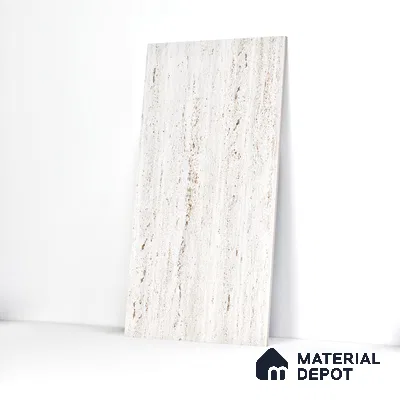 Punch Floor & Wall Tile TL 06274 C Bash Glaze Pearl 4 ft x 2 ft Vitrified Punch Finish - 9 mm (Random Design 3) | Suitable for Living Room, Bedroom, Bathroom & Kitchen (Sample)