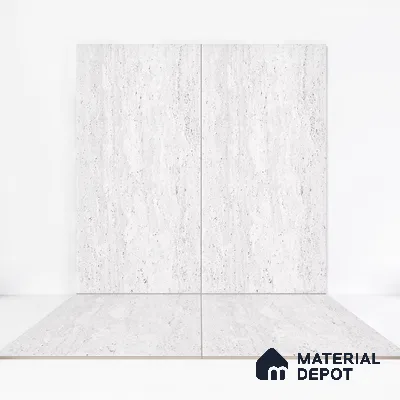 Punch Floor & Wall Tile TL 06274 Bash Arctic Frost 4 ft x 2 ft Vitrified Punch Finish - 9 mm (Random Design 3) | Suitable for Living Room, Bedroom, Bathroom & Kitchen