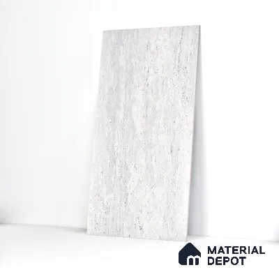 Punch Floor & Wall Tile TL 06274 Bash Arctic Frost 4 ft x 2 ft Vitrified Punch Finish - 9 mm (Random Design 3) | Suitable for Living Room, Bedroom, Bathroom & Kitchen