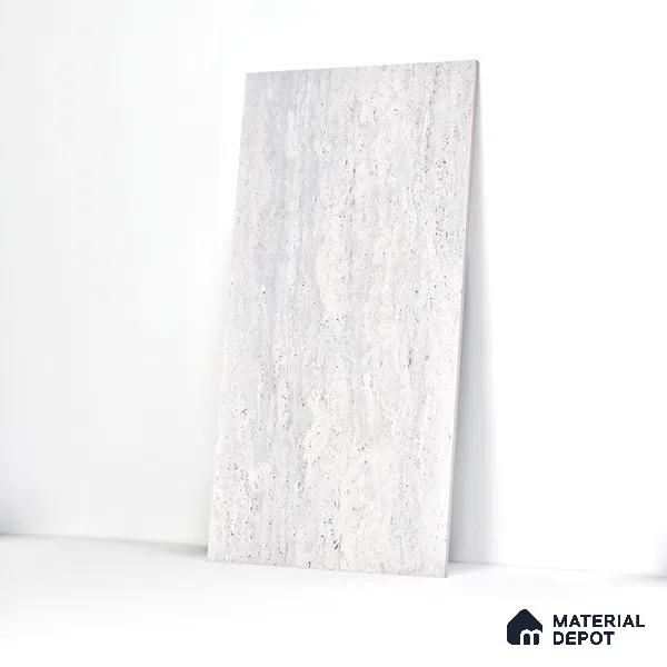 Punch Floor & Wall Tile TL 06274 Bash Arctic Frost 4 ft x 2 ft Vitrified Punch Finish - 9 mm (Random Design 3) | Suitable for Living Room, Bedroom, Bathroom & Kitchen
