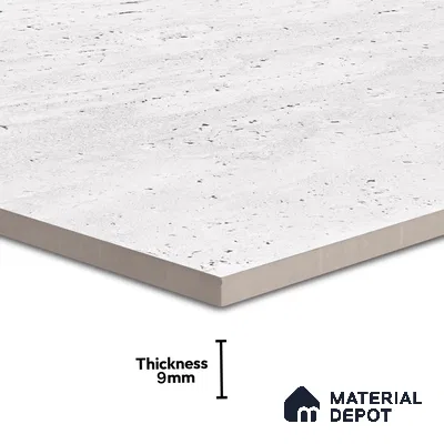 Punch Floor & Wall Tile TL 06274 Bash Arctic Frost 4 ft x 2 ft Vitrified Punch Finish - 9 mm (Random Design 3) | Suitable for Living Room, Bedroom, Bathroom & Kitchen
