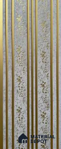 Trend 1251 Charcoal Decorative Wall Panel | 8 ft x 1 ft - 4 mm | Width is Subjected to 5% Variation