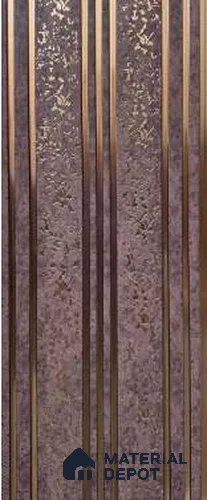 Trend 1252 Charcoal Decorative Wall Panel | 8 ft x 1 ft - 4 mm | Width is Subjected to 5% Variation