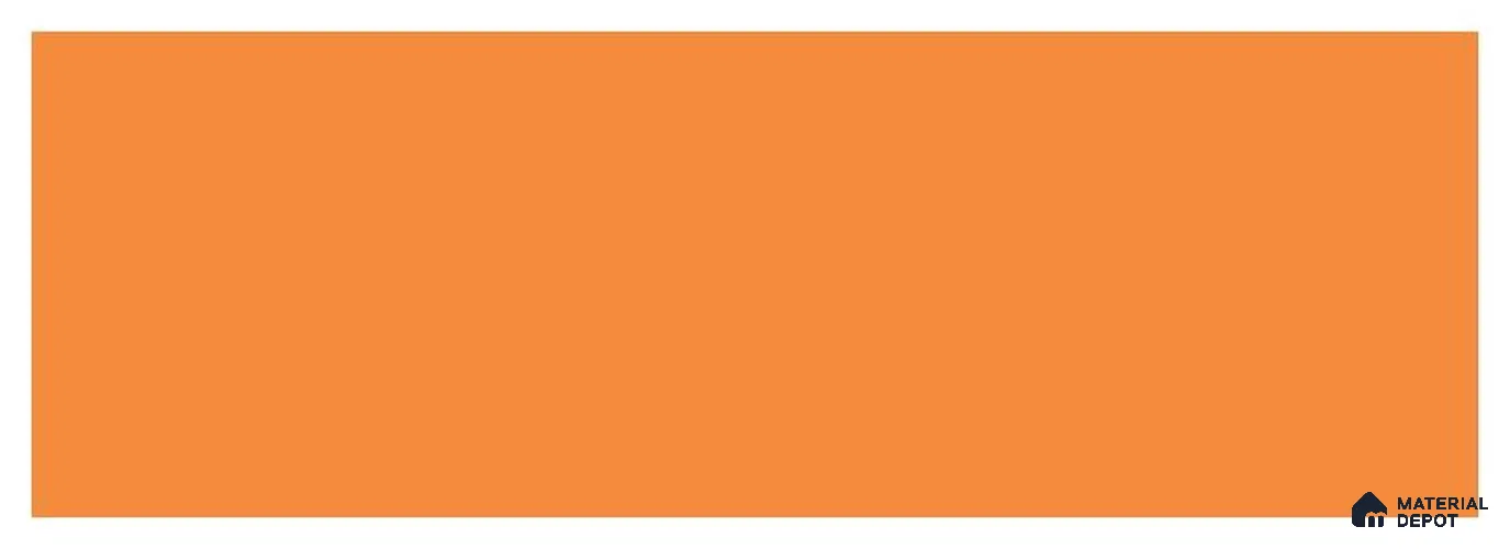 146 SF Fiesta Orange 8 ft x 4 ft Plain Color Suede Finish Laminate - 1 mm | Suitable for Living Room, Kitchen, Office