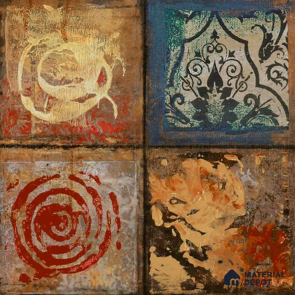 151 Moroccan Magma Series 300x300 mm Glue Textured Finish Wall & Floor Tile - 9 mm (Random 4) (Sample)