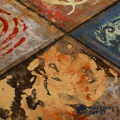 151 Moroccan Magma Series 300x300 mm Glue Textured Finish Wall & Floor Tile - 9 mm (Random 4) (Sample)