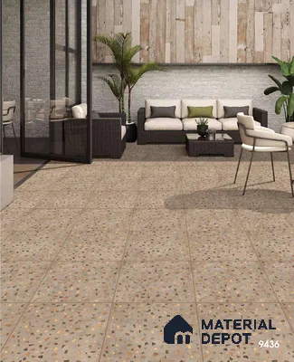 Tile TL 12473  16 inc x 16 inc Vitrified  Finish Tile - 12 mm