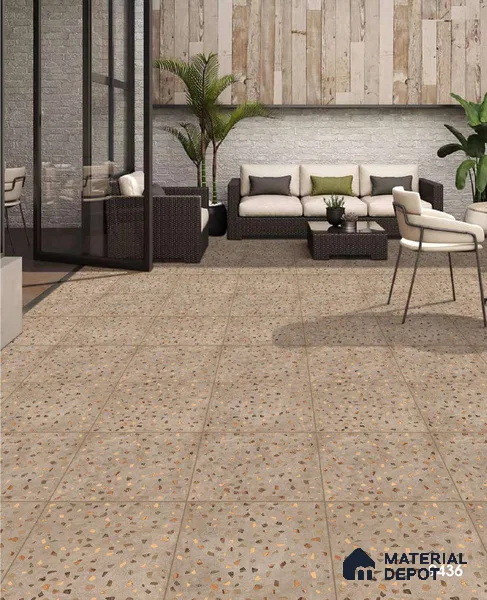 Tile TL 12473 16 inc x 16 inc Vitrified Finish Tile - 12 mm