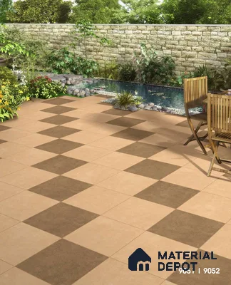 Tile TL 12467  16 inc x 16 inc Vitrified  Finish Tile - 12 mm