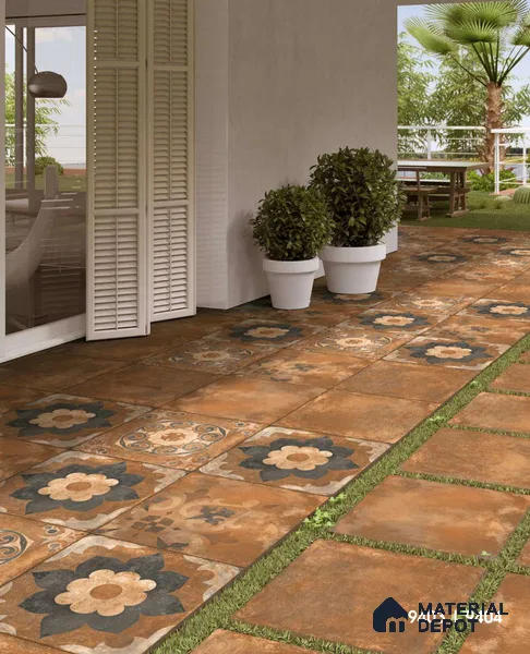 Tile TL 12471  16 inc x 16 inc Vitrified  Finish Tile - 12 mm