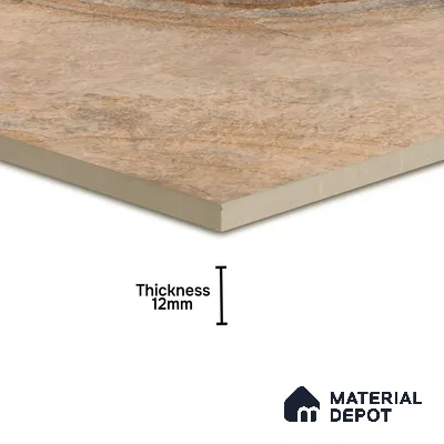 Stone Floor Tile TL 10096 Modulo Bizero | 16 x 16 inch - 12 mm thick | Vitrified Anti Skid Matte Finish Heavy Duty Parking Tile | Ideal For Outdoor, High Traffic Areas, Terrace | Pattern Alignment May Vary | 2-3 mm Spacer is Mandatory (Sample)