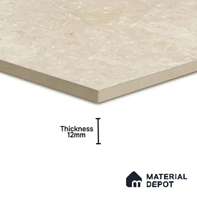 Stone Floor Tile TL 10094 Modulo Beige | 16 x 16 inch - 12 mm thick | Vitrified Anti Skid Matte Finish Heavy Duty Parking Tile | Ideal For Outdoor, High Traffic Areas, Terrace | Pattern Alignment May Vary | 2-3 mm Spacer is Mandatory