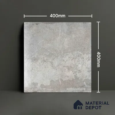 Stone Floor Tile TL 10093 Modulo Grafite | 16 x 16 inch - 12 mm thick | Vitrified Anti Skid Matte Finish Heavy Duty Parking Tile | Ideal For Outdoor, High Traffic Areas, Terrace | Pattern Alignment May Vary | 2-3 mm Spacer is Mandatory