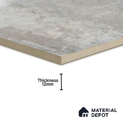 Stone Floor Tile TL 10093 Modulo Grafite | 16 x 16 inch - 12 mm thick | Vitrified Anti Skid Matte Finish Heavy Duty Parking Tile | Ideal For Outdoor, High Traffic Areas, Terrace | Pattern Alignment May Vary | 2-3 mm Spacer is Mandatory