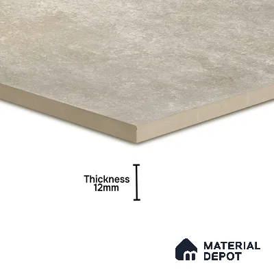 Stone Floor Tile TL 10100 Siena Beige | 16 x 16 inch - 12 mm thick | Vitrified Anti Skid Matte Finish Heavy Duty Parking Tile | Ideal For Bathroom, High Traffic Areas, Terrace | Pattern Alignment May Vary | 2-3 mm Spacer is Mandatory