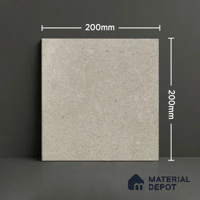 Stone Floor Tile TL 10100 C Siena Beige 8 x 8 inch Matte Finish Vitrified Anti Skid Tile - 12 mm | Suitable For Balcony, Patio, Bathroom